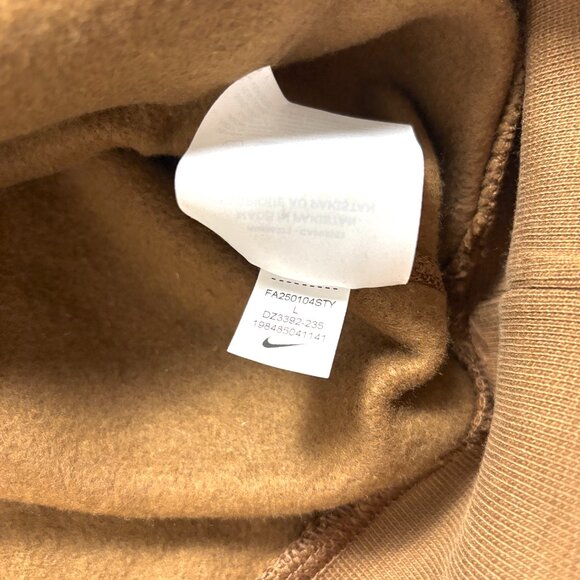 Nike ACG Tuff Fleece Hoodie Brown Sz L DZ3392-235 NWT New Oversized - Picture 6 of 9